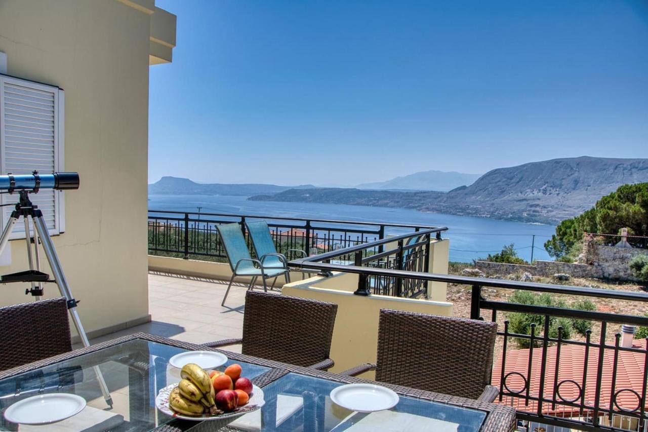 Souda Bay View With Private Pool Near Chania City מראה חיצוני תמונה