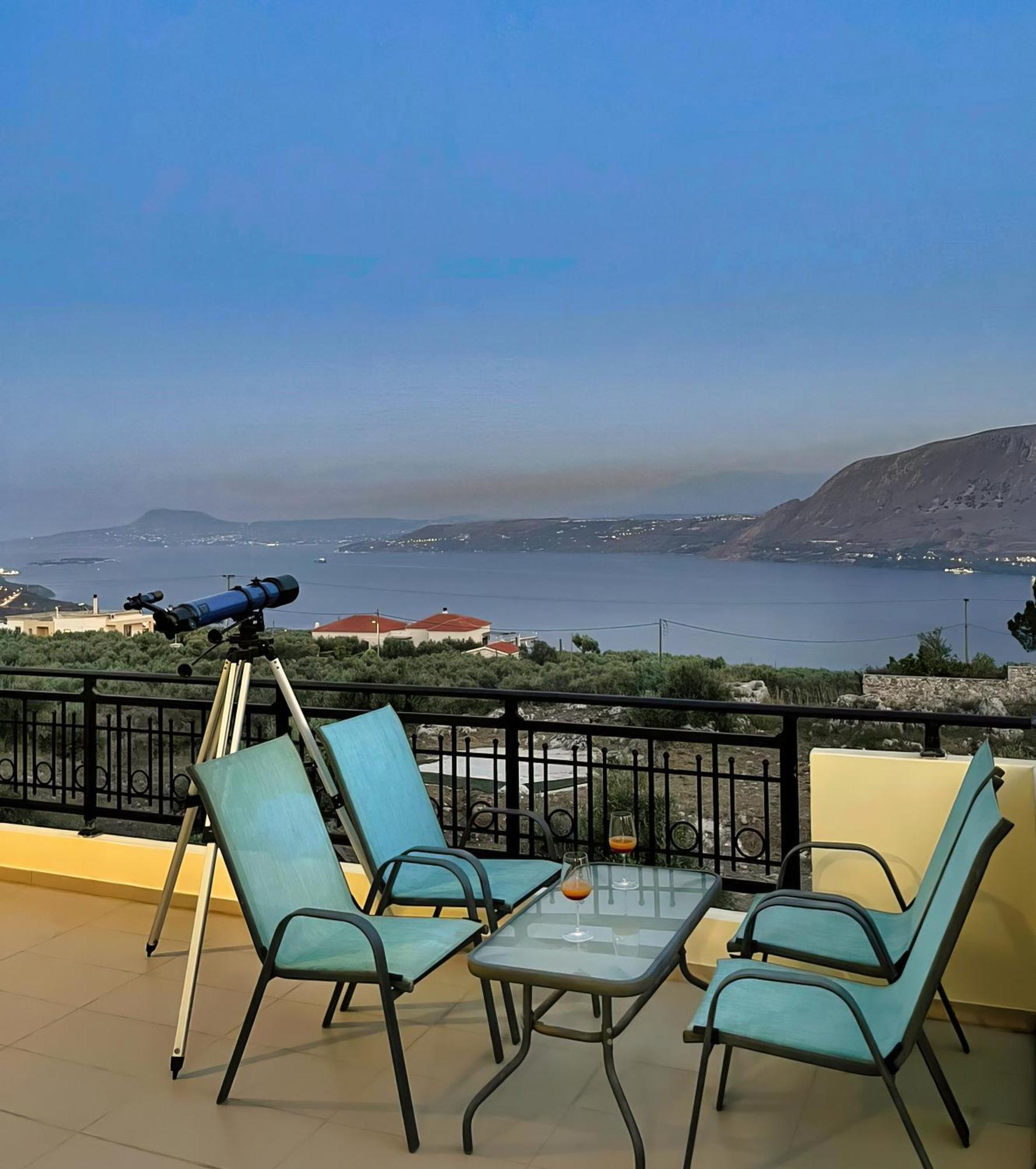Souda Bay View With Private Pool Near Chania City מראה חיצוני תמונה